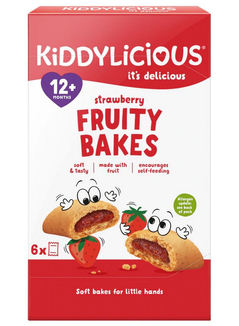 Strawberry Fruity Bakes For 12+ Months 6 X 22G